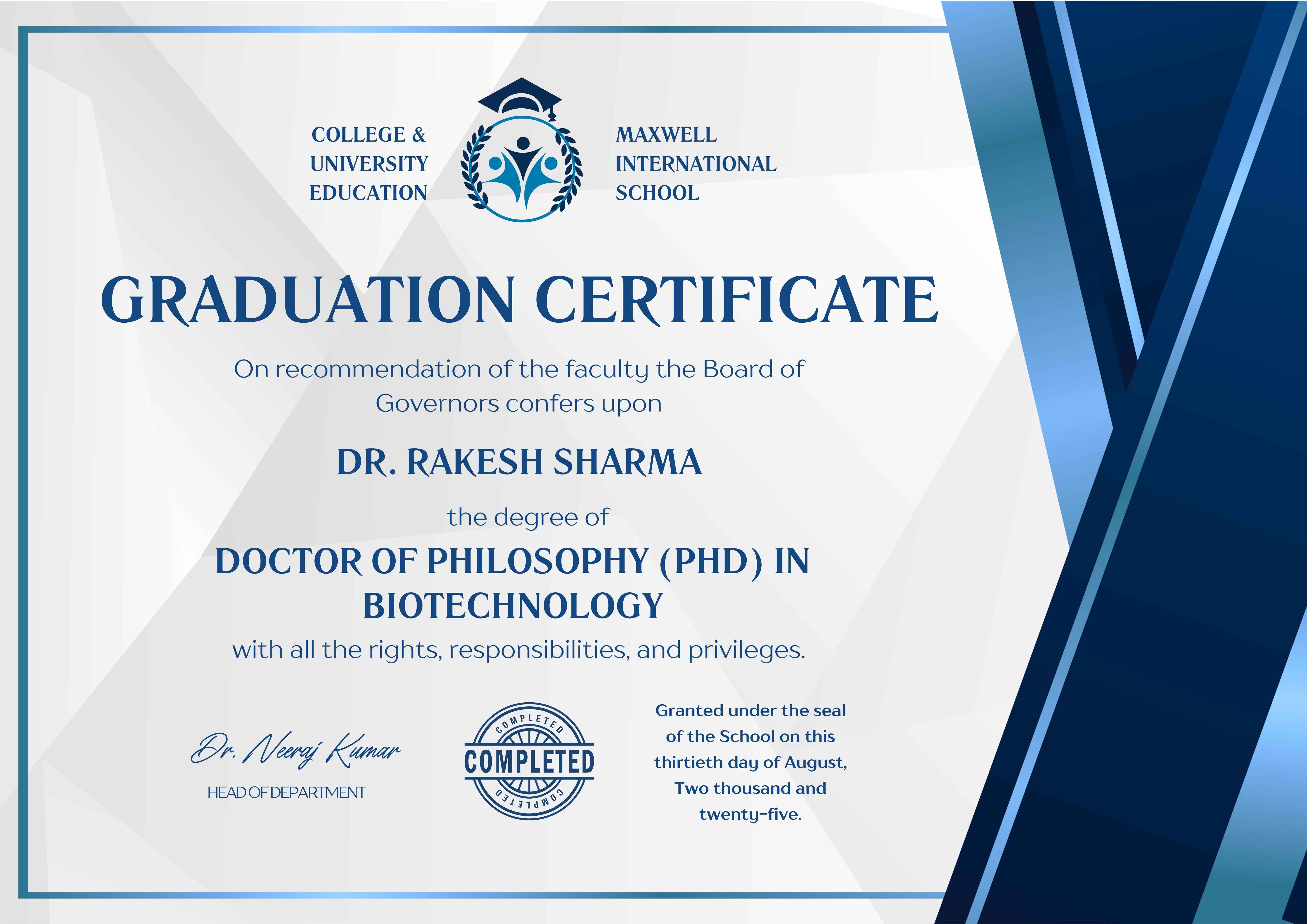 Certificate 2